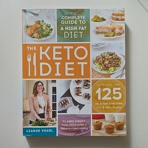 2026 RESOLUTION- The Keto Diet Cookbook by Leanne Vogel - Orange Cover